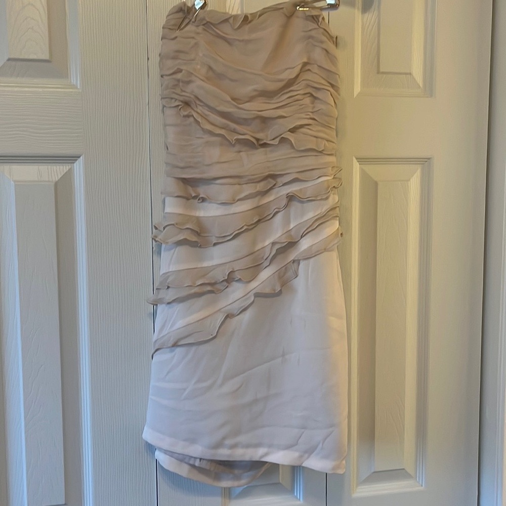 Gorgeous M M COUTURE BY MISS ME nude dress